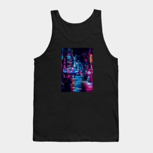 Tokyo Street Neon Synthwave Tank Top